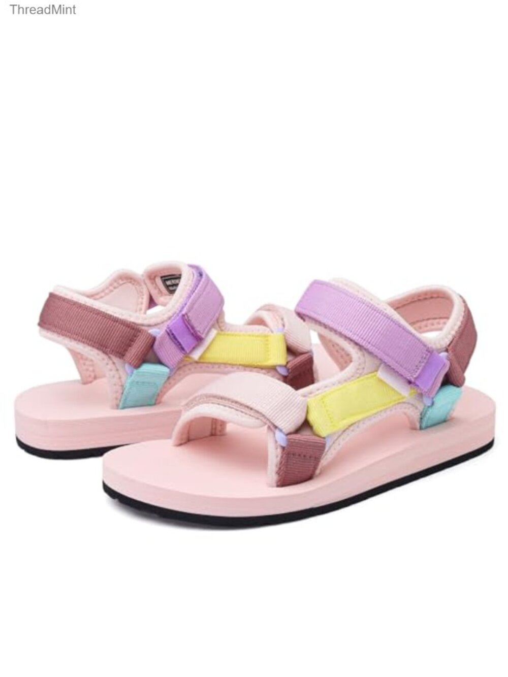 Kids Athletic Sport Sandals with Arch Support - Adjustable Hiking Water Shoes